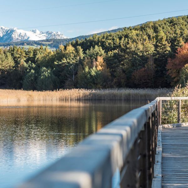 Ein Mann und eine Frau stehen beim Raiermoos