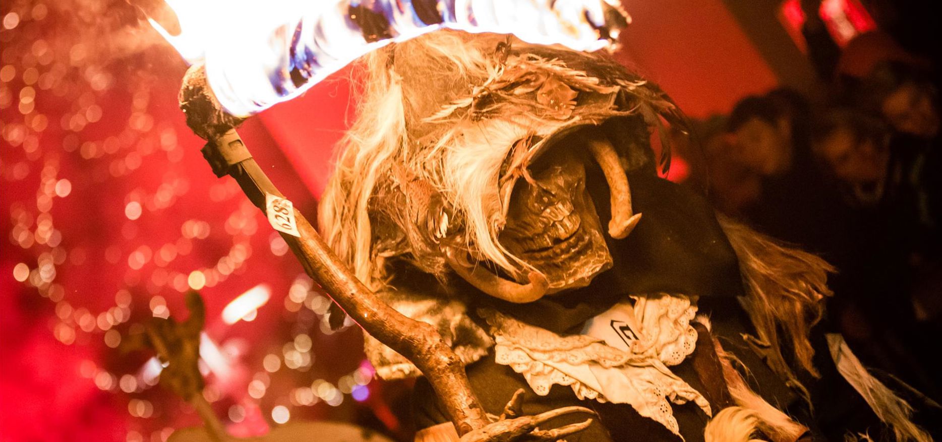 Krampus parade in Natz