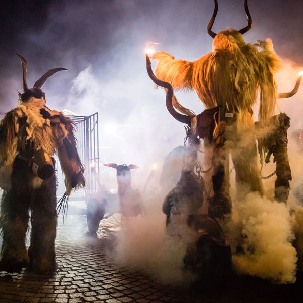 Krampus parade in Natz