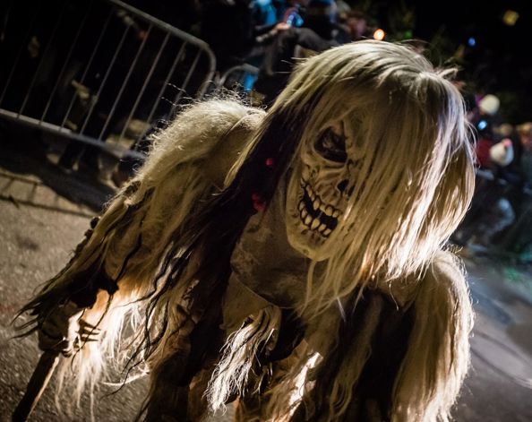 Krampus parade in Natz